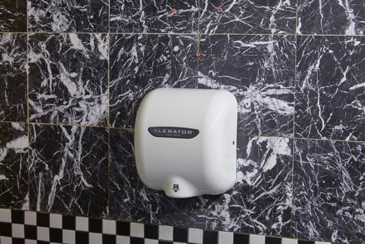 XLERATOR white hand dryer
