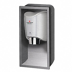 WD-KKR- 973- World Dryer Smartdri Hand Dryer Recess Kit - Stainless steel