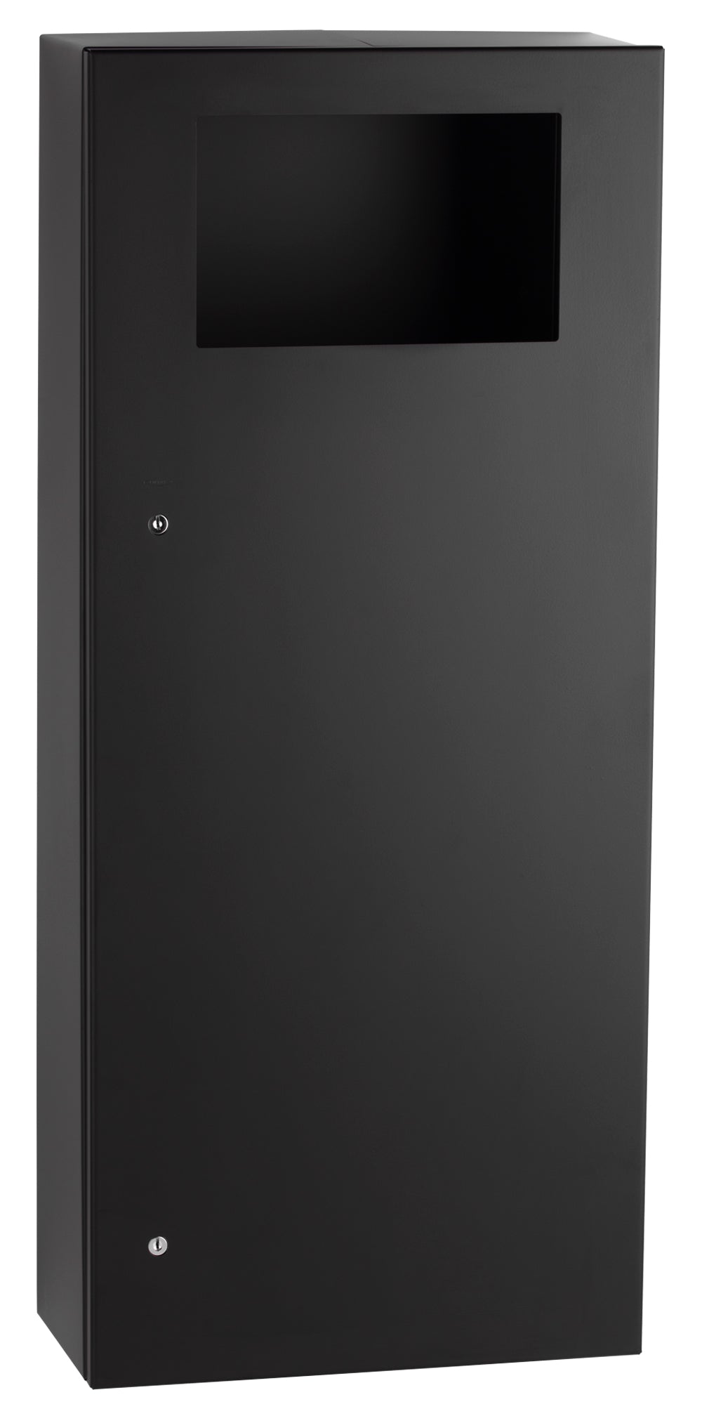 Bobrick Surface Mounted Black 12Gal Waste Receptacle