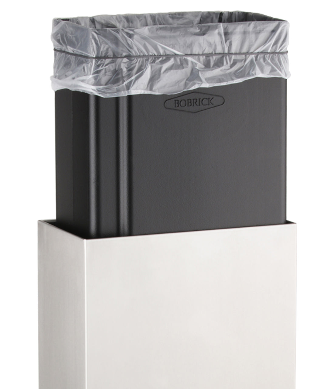 Fino Waste Receptacle SS Close