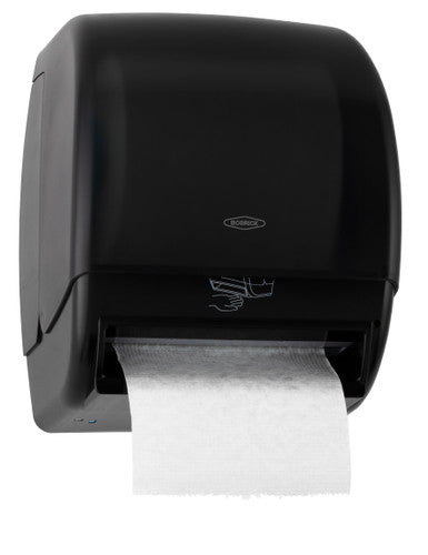 B-72974 - Bobrick Surface-Mounted Automatic Roll Paper Towel Dispenser, Dark Translucent Plastic