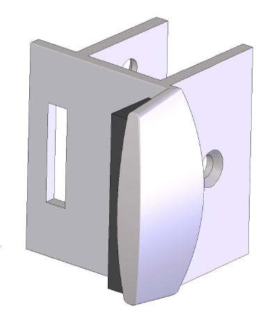 EAD toilet partition hardware wrap hinge keeper