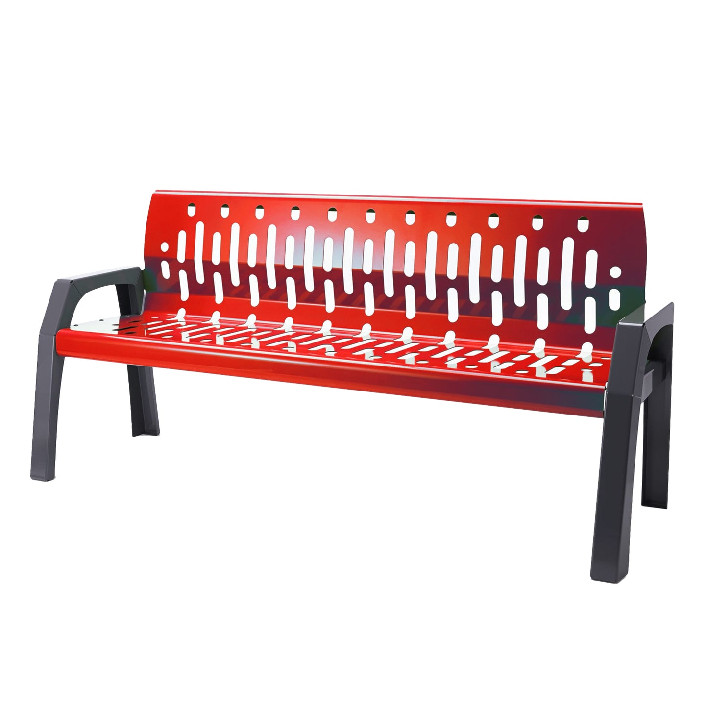 Frost red 6" bench