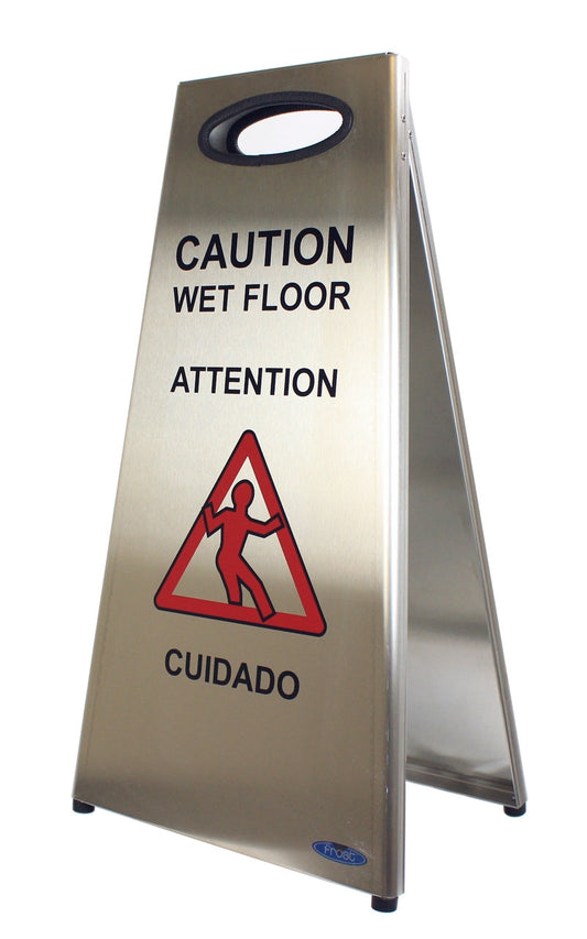 Frost Wet floor sign stainless steel