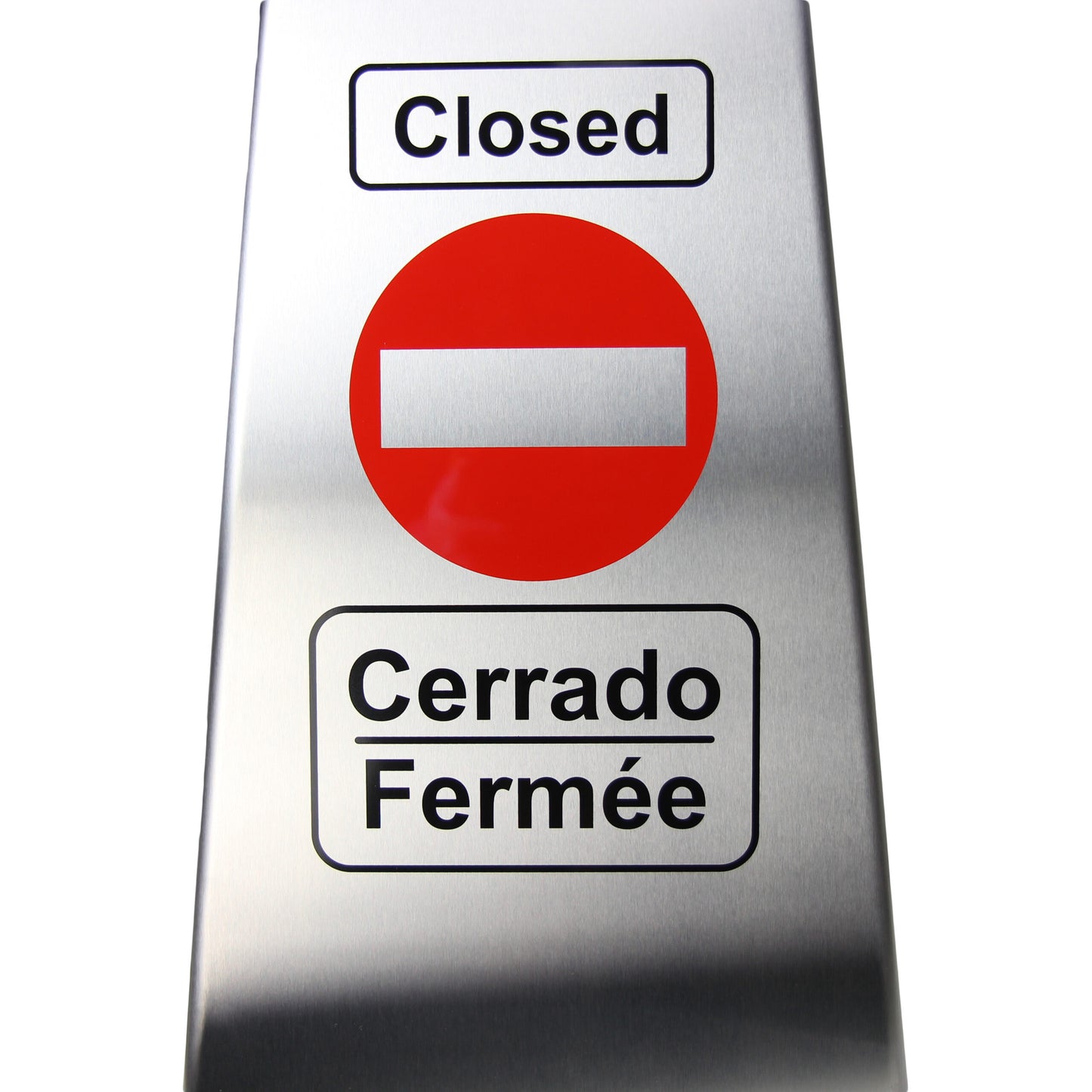 Frost closed no entry floor sign
