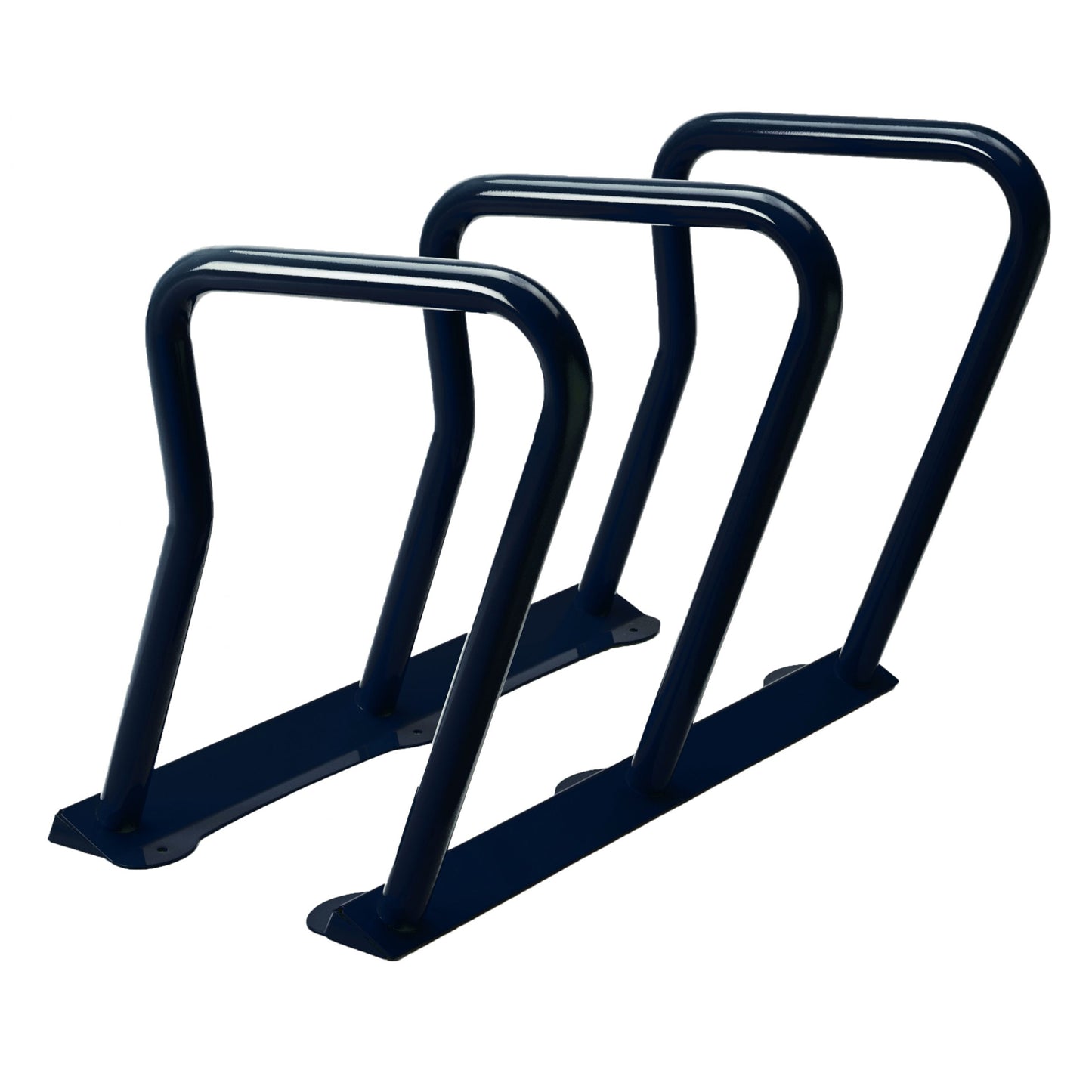 F-2090-BLACK - Frost Black "Surf" Six Bike Rack