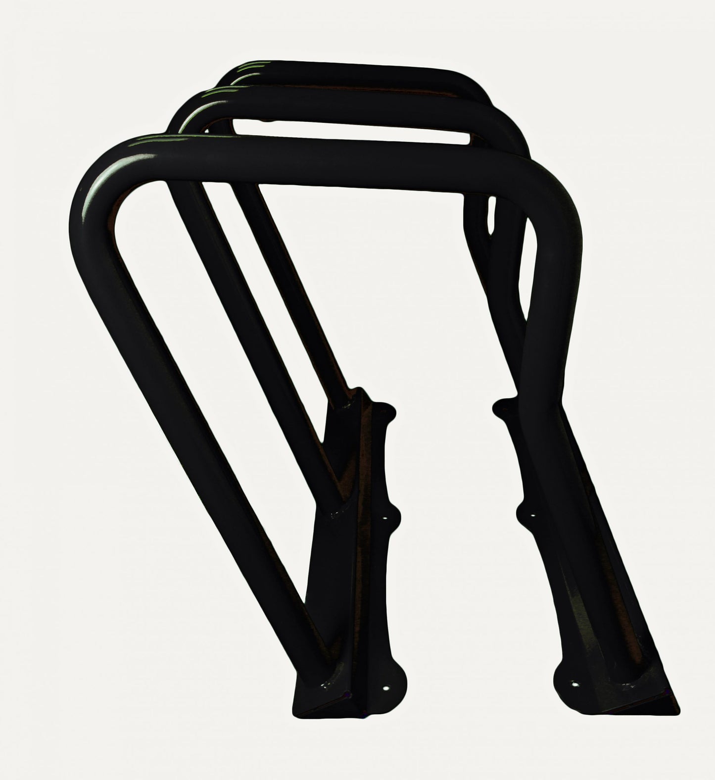 F-2090-BLACK - Frost Black "Surf" Six Bike Rack