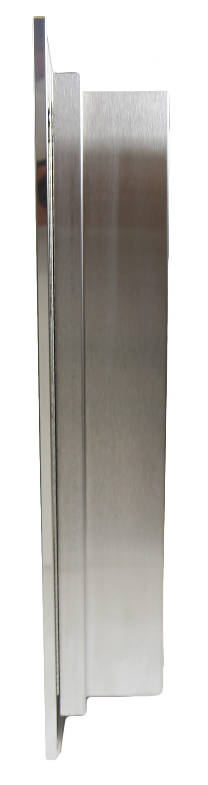 Frost Medecine Cabinet Stainless Steel side view
