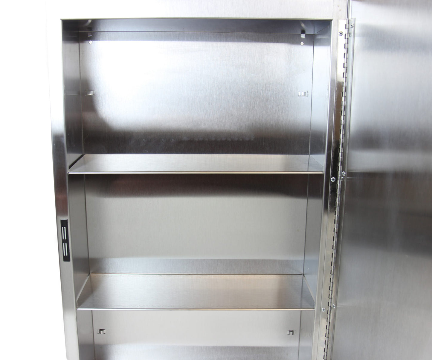 Frost Medecine Cabinet Stainless Steel open view