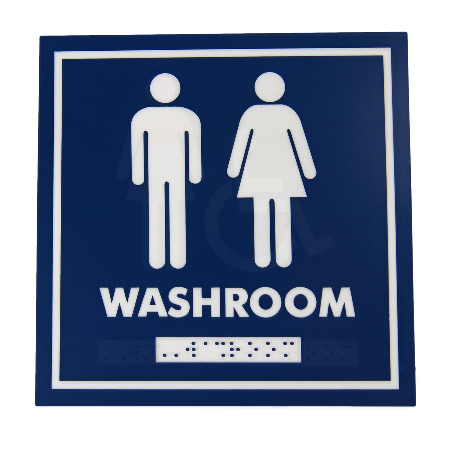 Frost Gender Neutral Washroom Sign