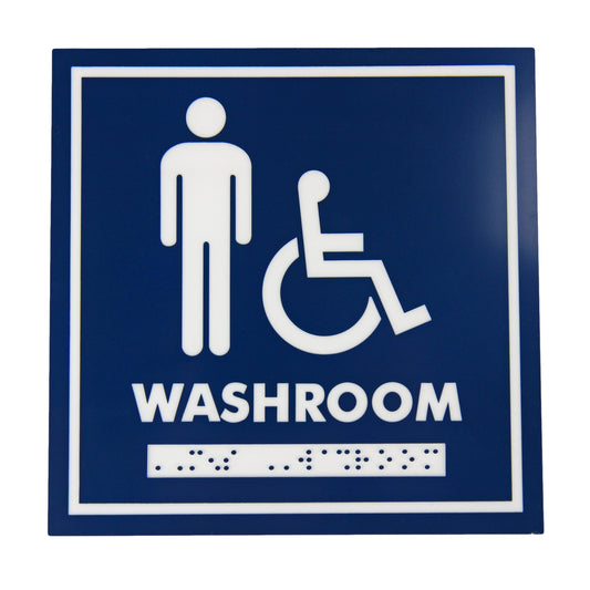 Frost Washroom Sign Male/Wheelchair