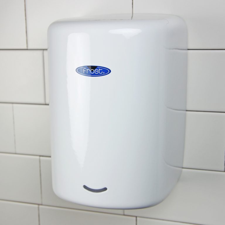 Frost hand dryer blue white wall