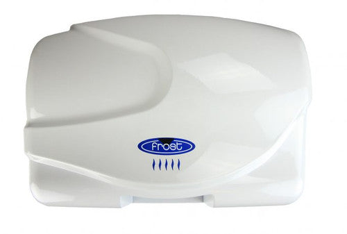 Frost hand dryer white front 