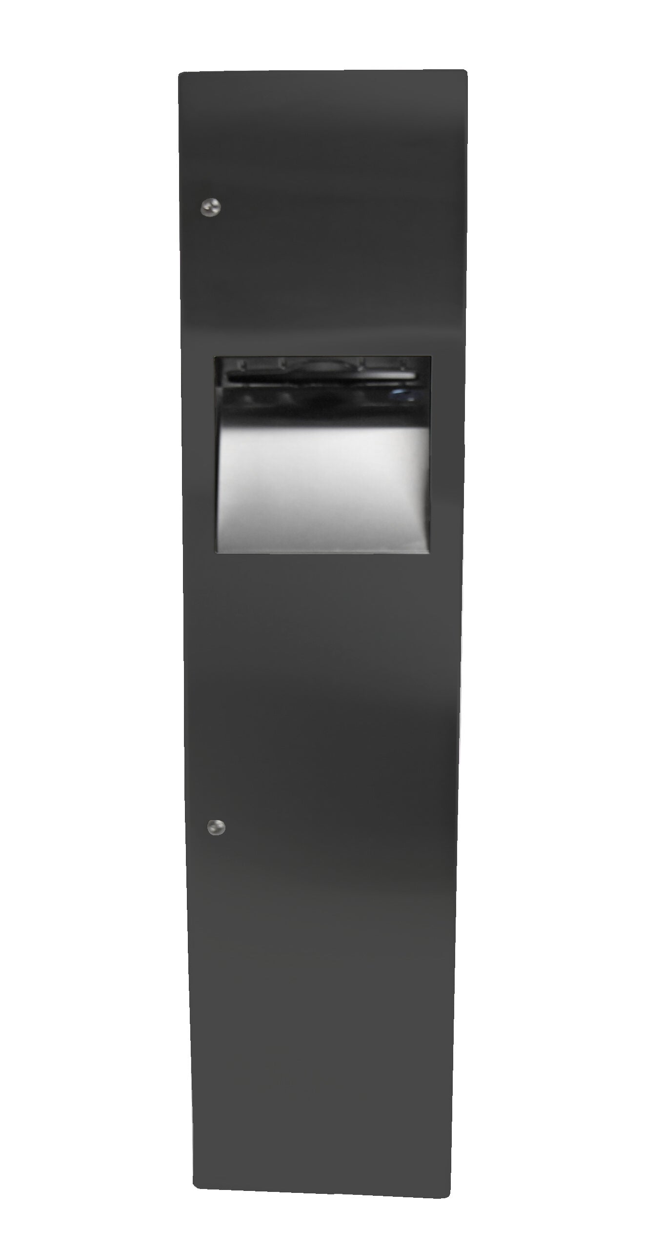 Frost Black Combination Towel/Waste Front View