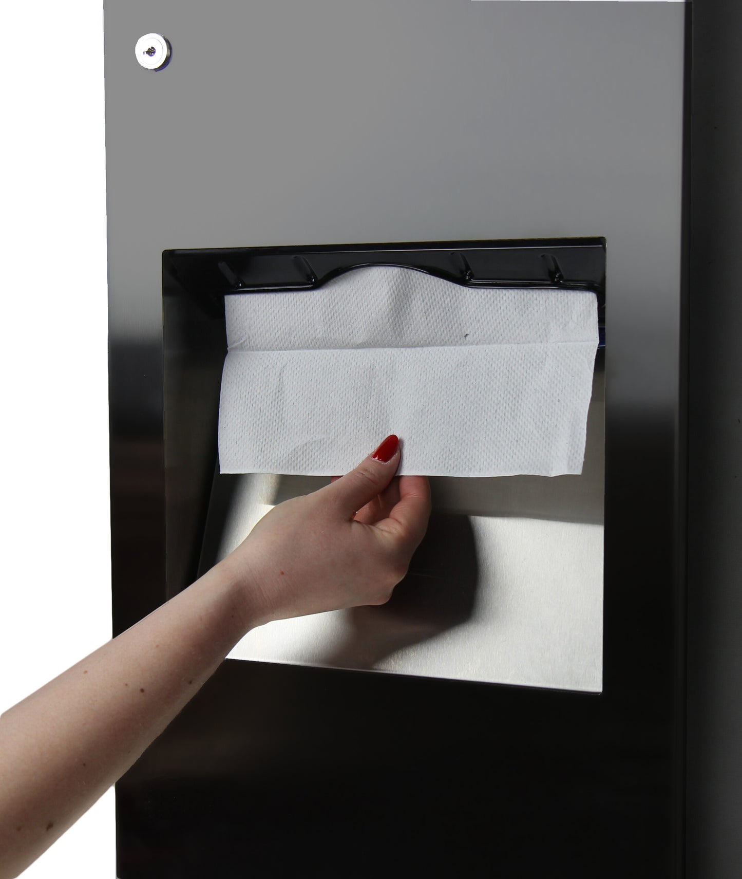 Frost Black Combination Towel/Waste Paper View