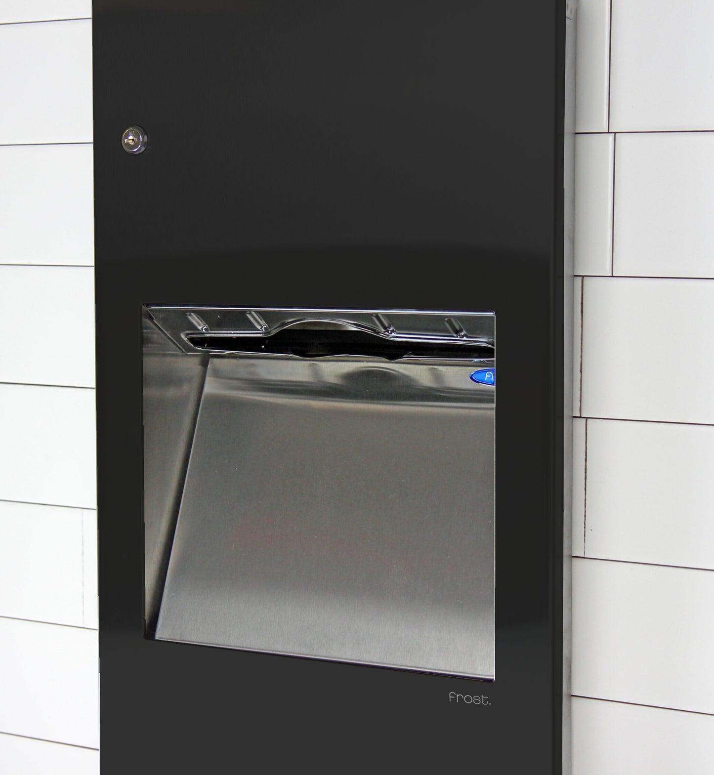 Frost Black Combination Towel/Waste Wall View