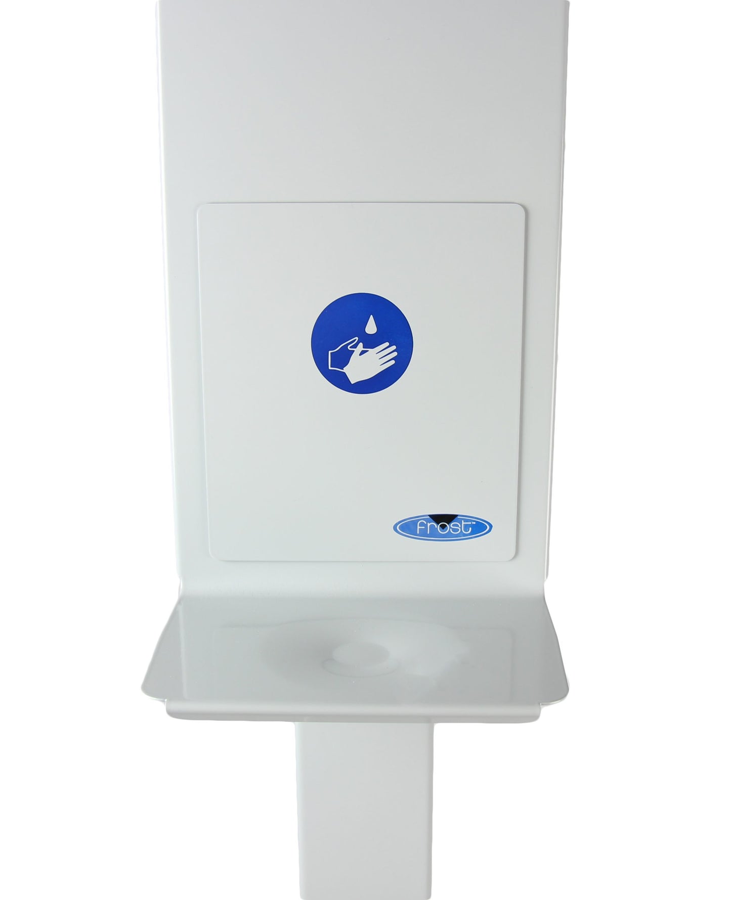 Frost SS hand sanitizer stand close view