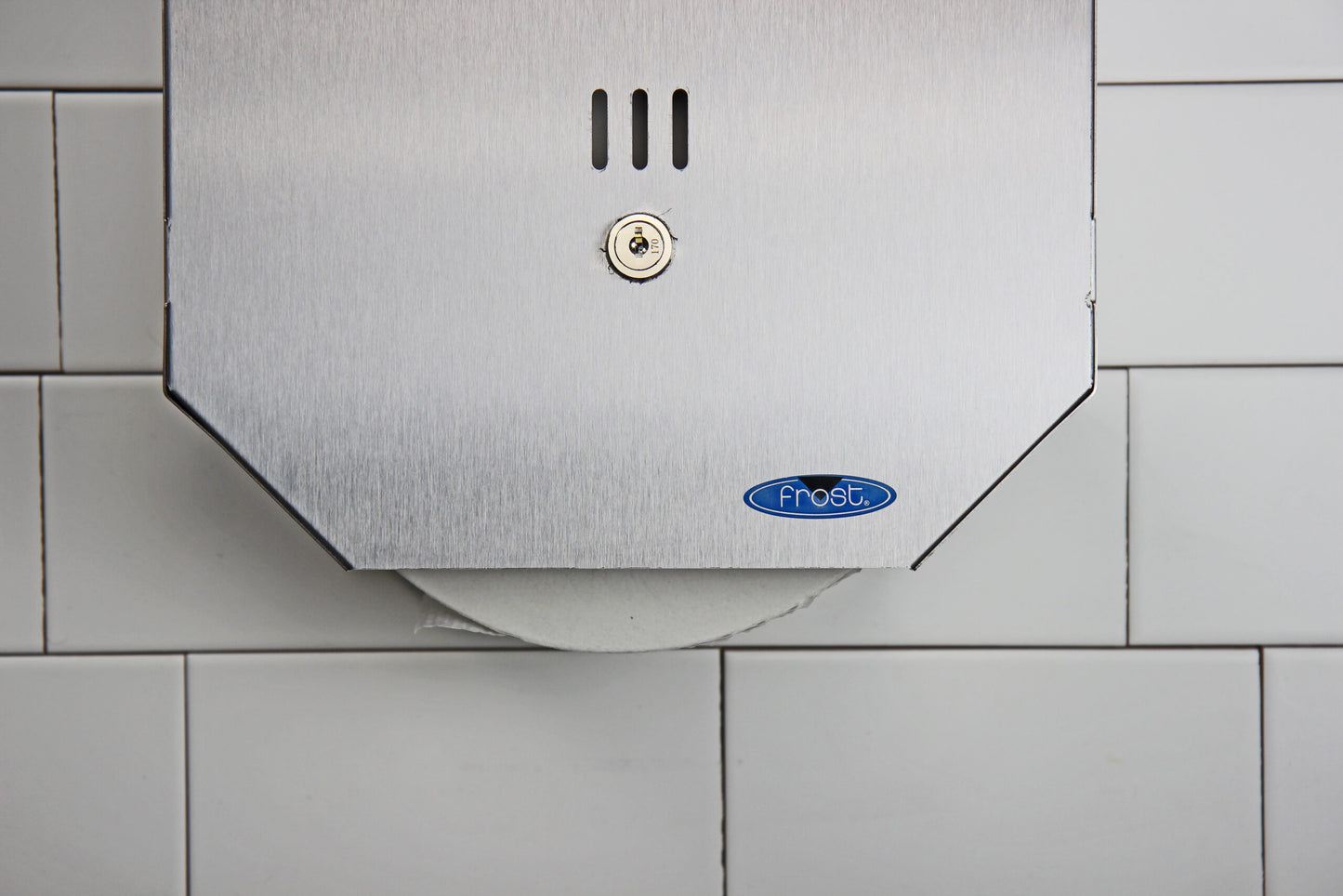 Frost SS Jumbo Paper Towel Dispenser Close View