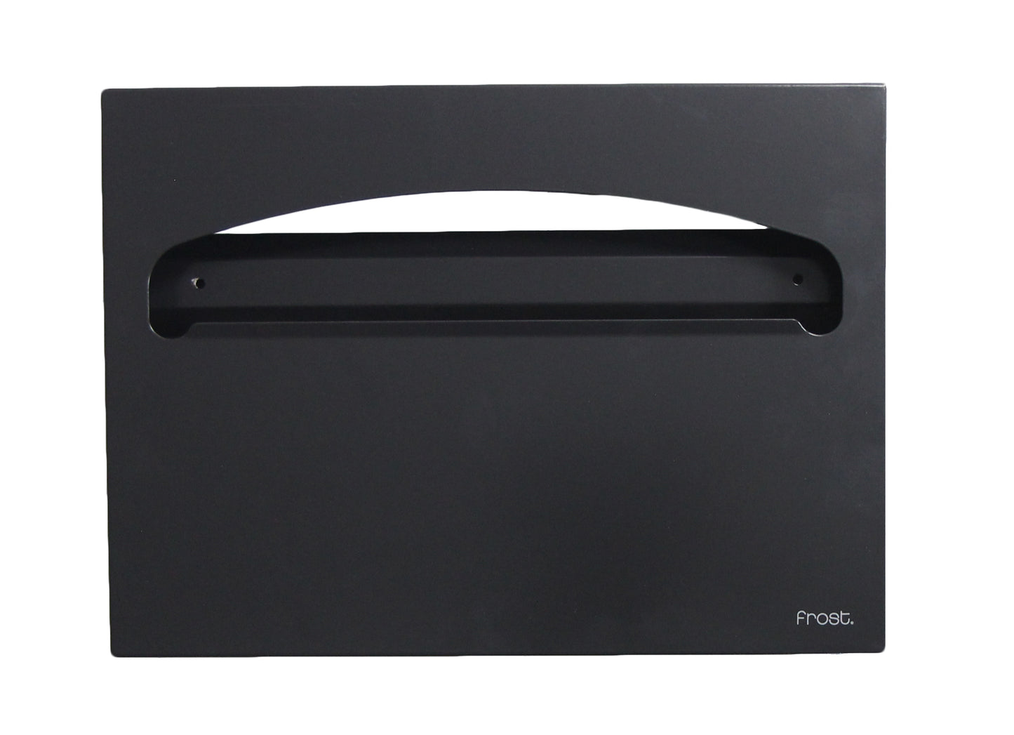Frost Black Toilet Seat Cover Dispenser Front View