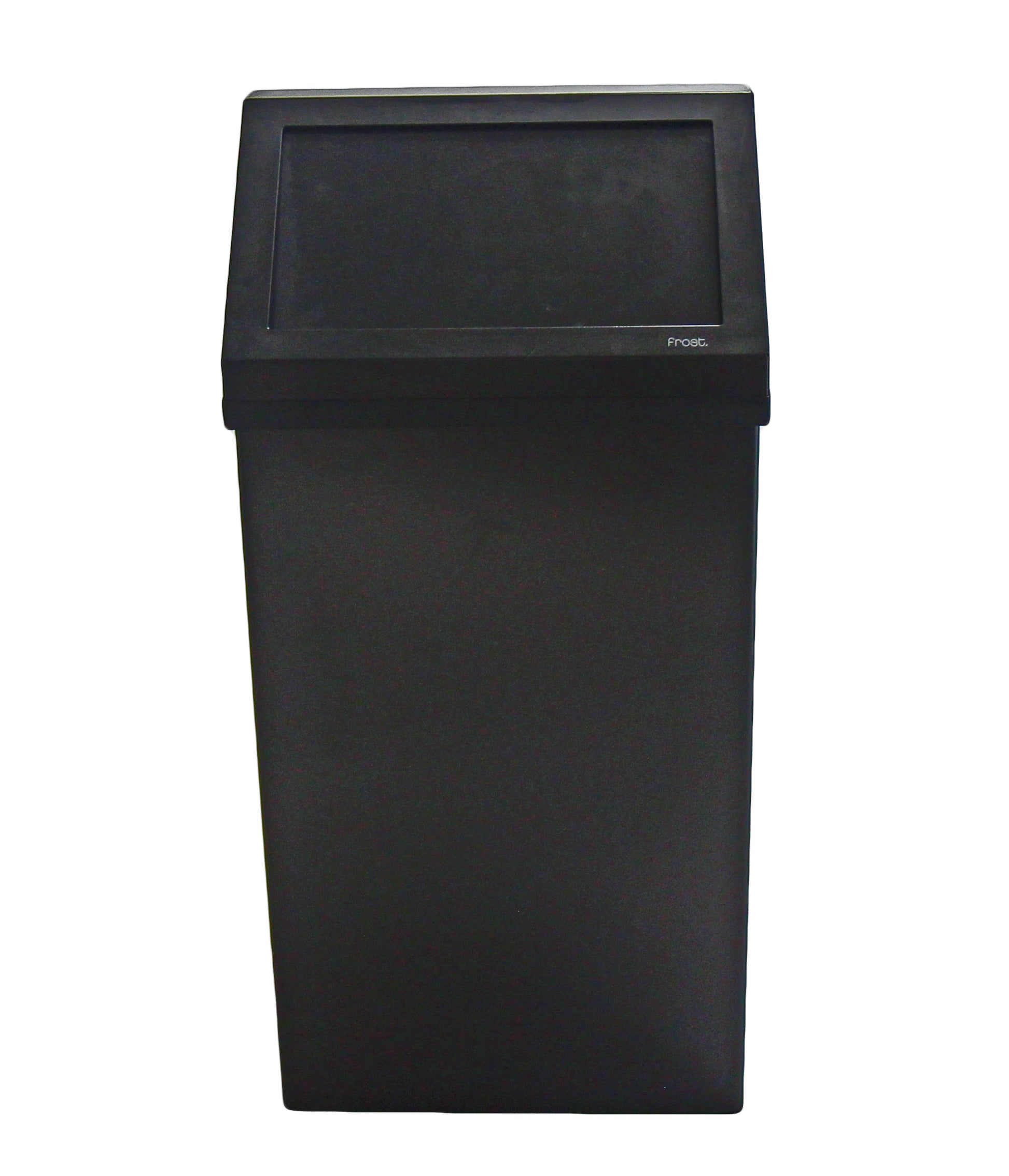Frost Black Waste Receptacle Front View
