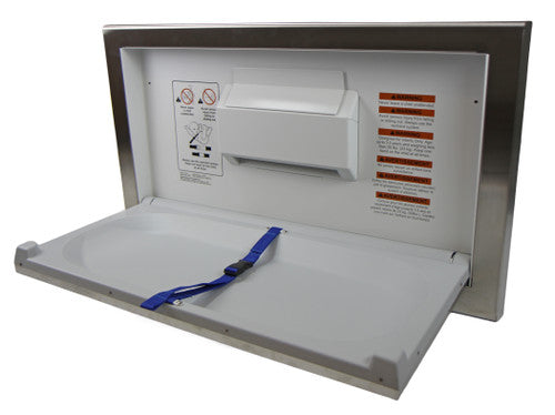 F-1124-S - Table à langer Frost en acier inoxydable horizontal de surface