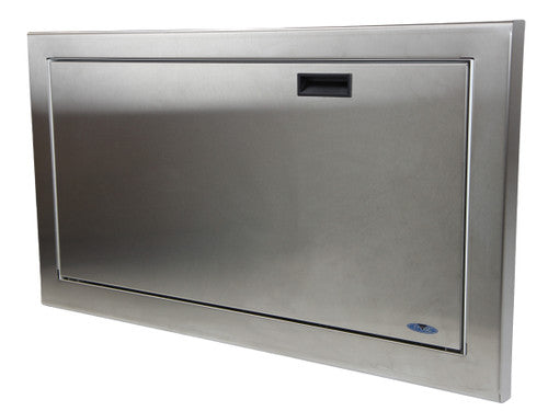 F-1124-S - Table à langer Frost en acier inoxydable horizontal de surface