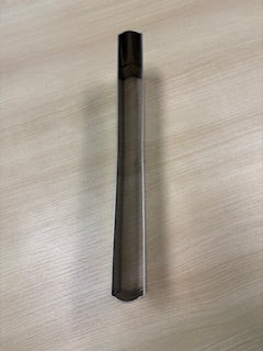 550-XXX-900- Hadrian polished stainless steel Pilaster Partition Shoe