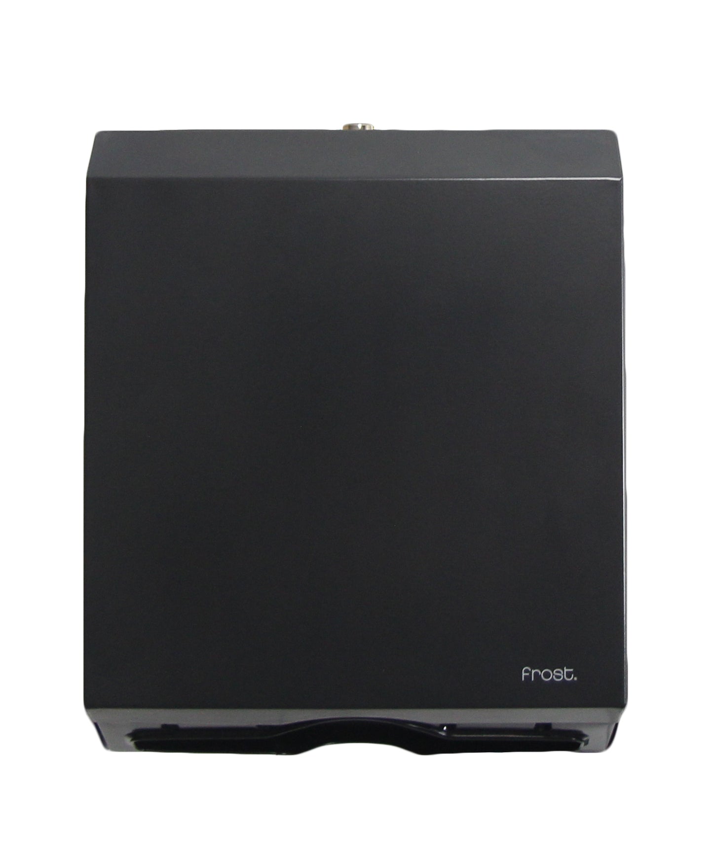Frost Black Paper Towel Dispenser Front View