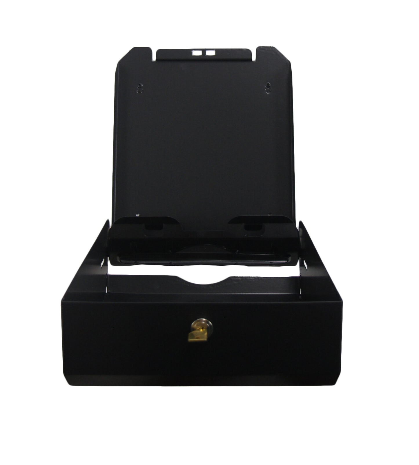 Frost Black Paper Towel Dispenser Open View