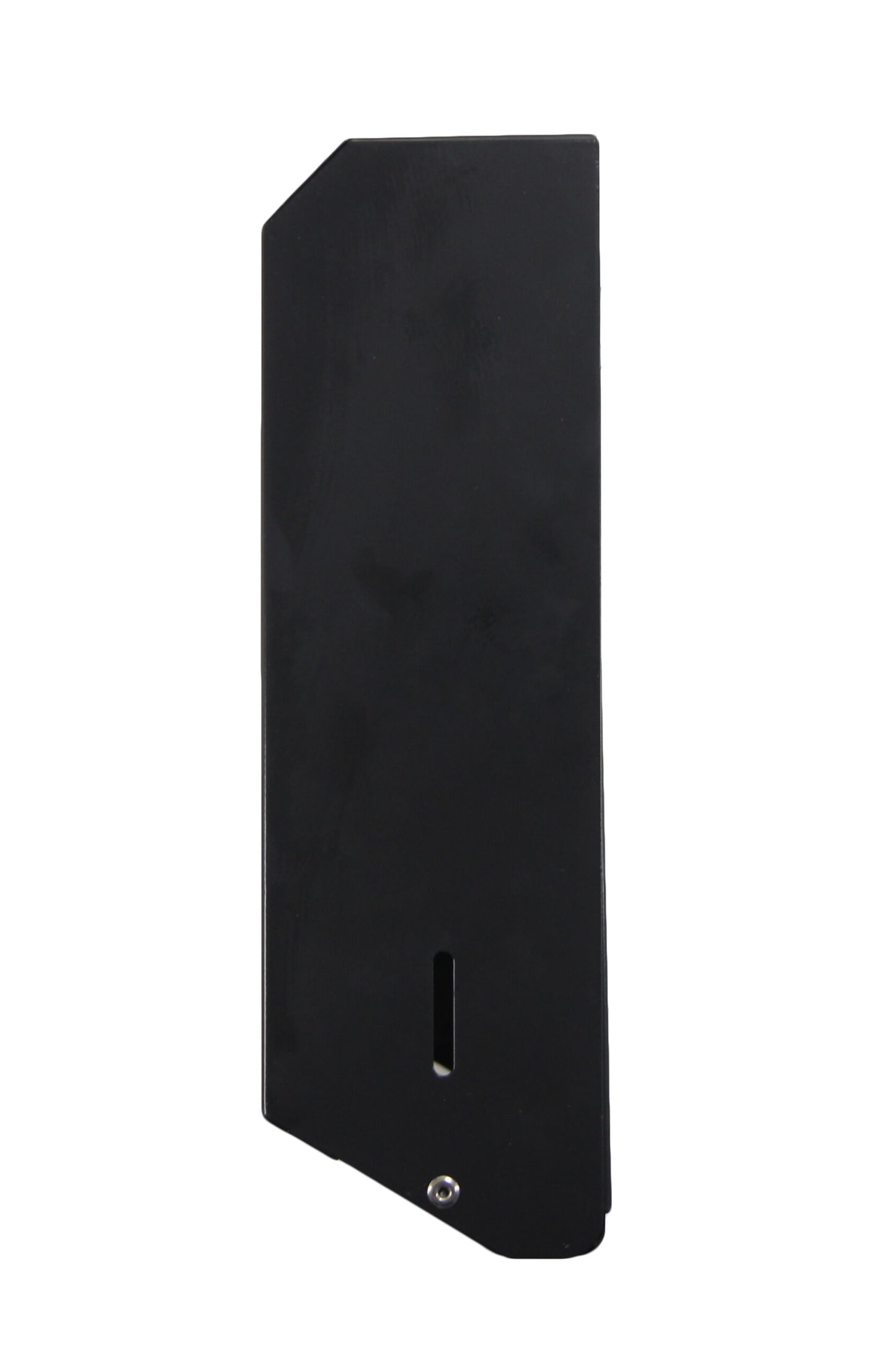 Frost Black Paper Towel Dispenser Side View
