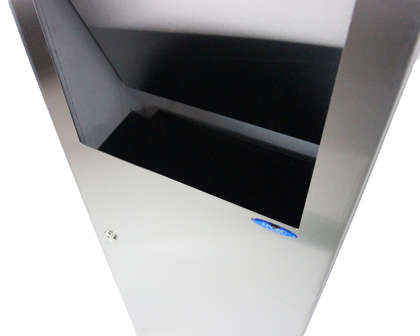 Frost Stainless Steel Waste Receptacle Close View