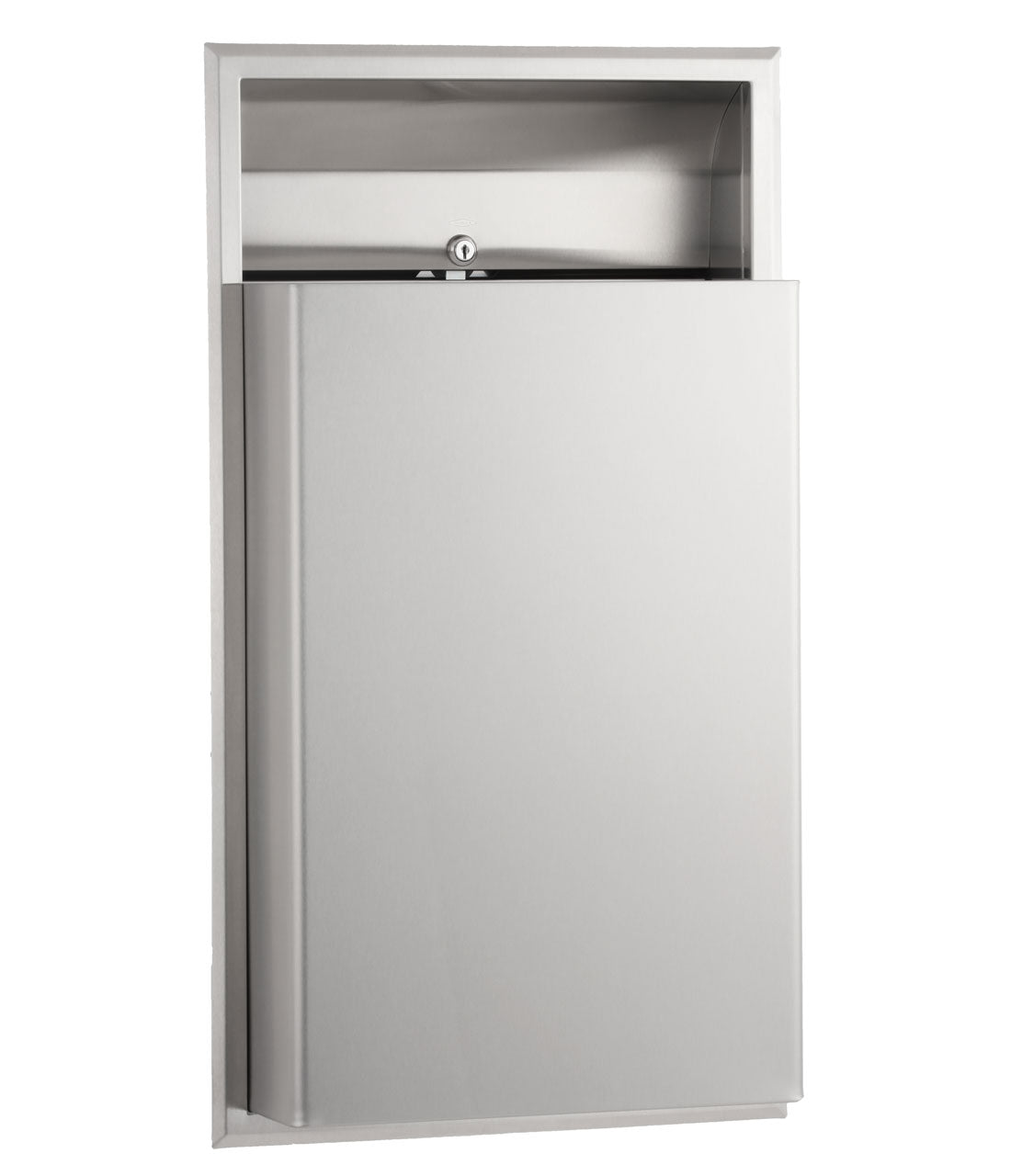 Waste receptacle Bobrick recessed