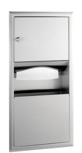 B-369 - ClassicSeries Recessed Paper Towel Dispenser/Waste Receptacle