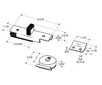 ST-119689- EAD 119689 VERROU-COULISSANT-(6069) INDICATEUR-3/4