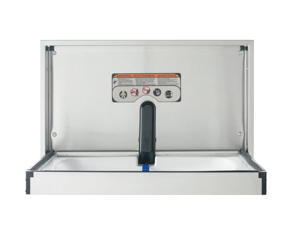 FD-100SS-SM - Table à langer pour bébé de surface horizontale en acier inoxydable de Foundations