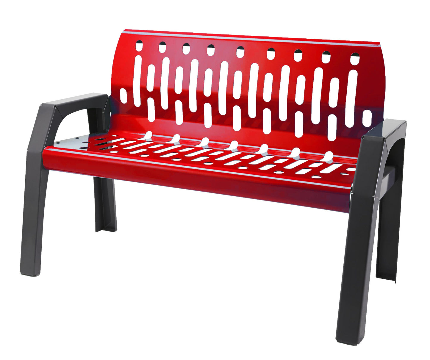 Frost red 4" bench