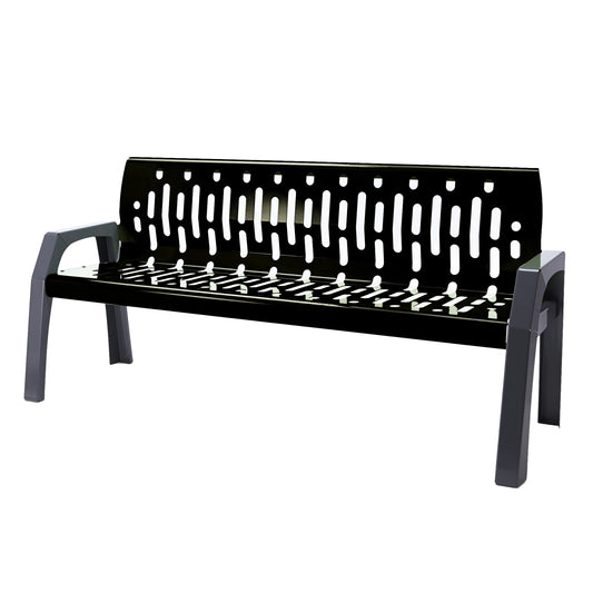 Frost black 6" bench