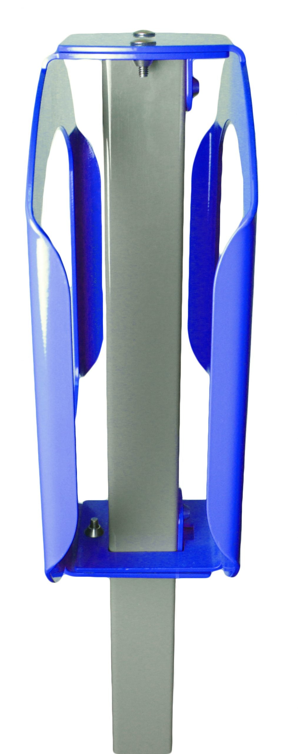 Frost bike rack bike stop blue side view