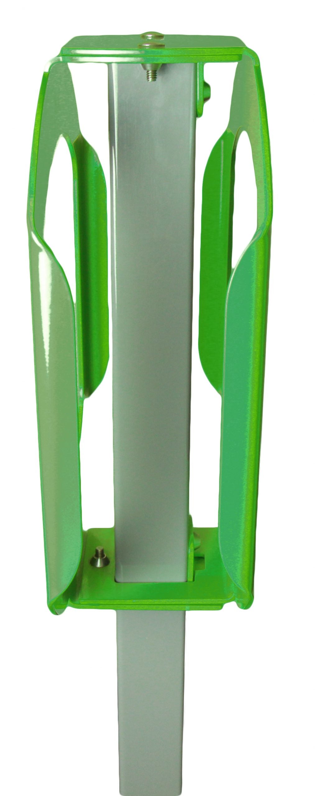 Frost bike rack bike stop green side view