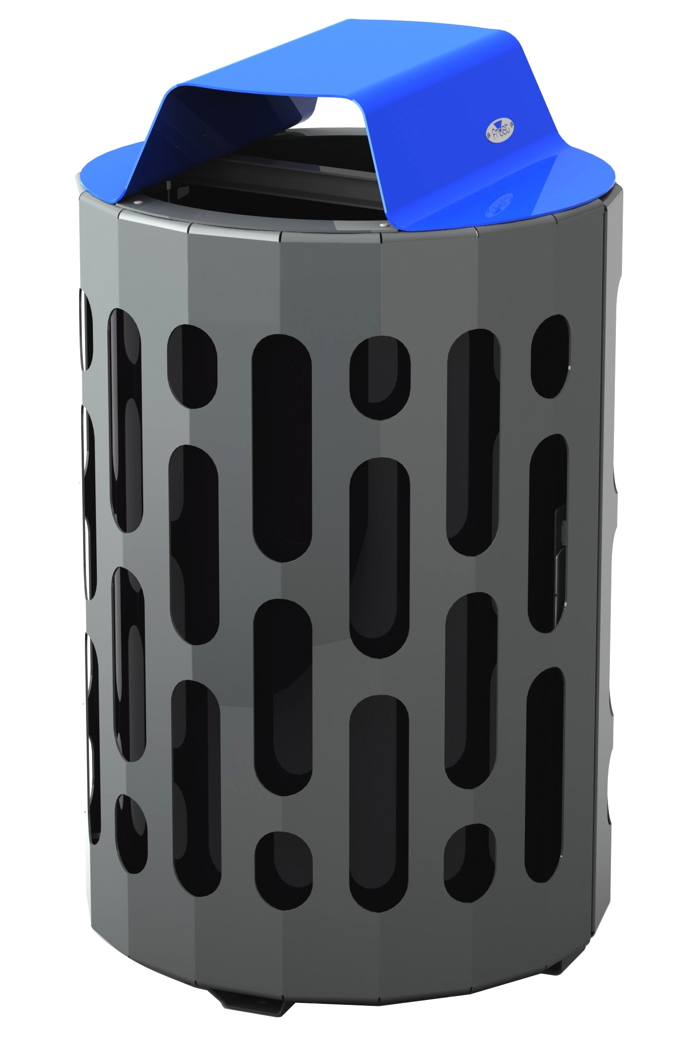 Frost Stingray Waste Receptacle Blue