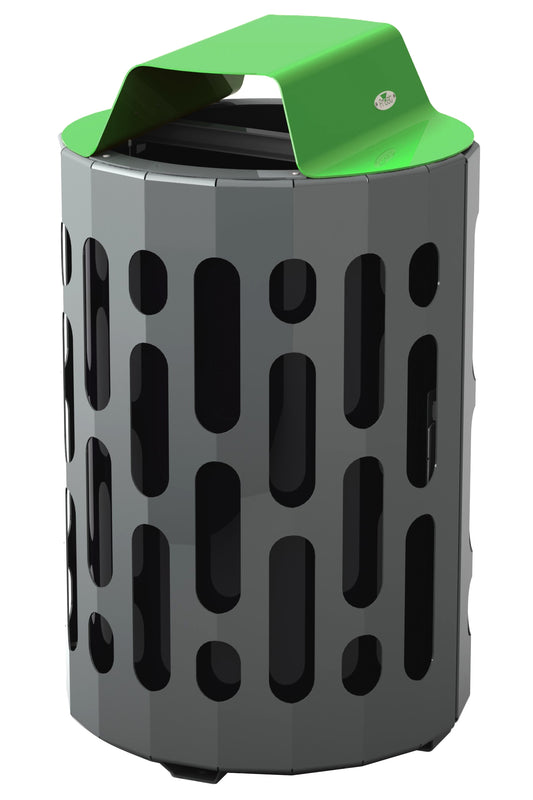 Frost outdoor waste receptacle green