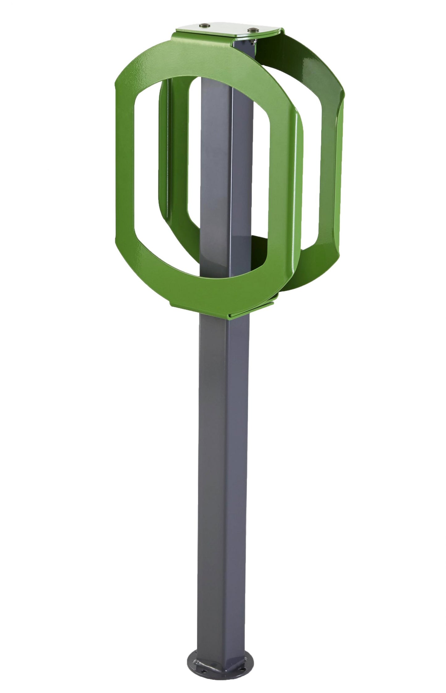 F-2070-GREEN - Frost Green "Bike Stop" Two Bike Rack