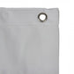 Frost Shower Curtain grommets view