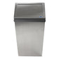Frost Stainless Steel Waste Receptacle Front View