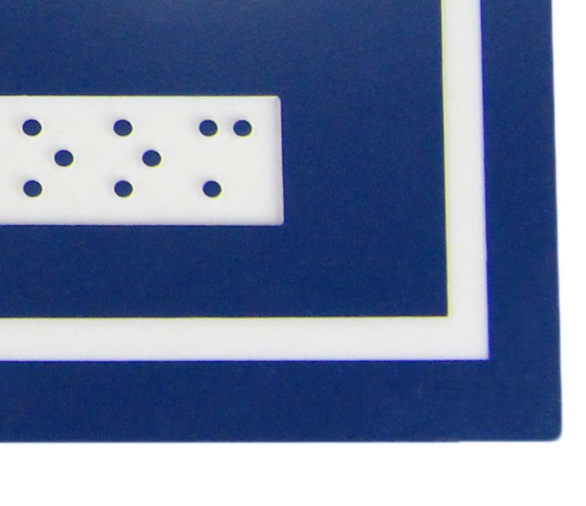 Frost Washroom Sign Braille view