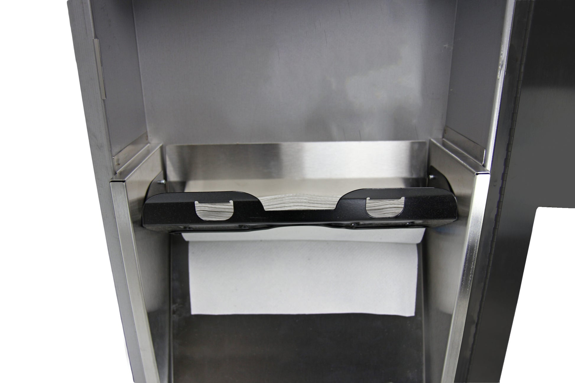Frost Black Combination Towel/Waste Interior View