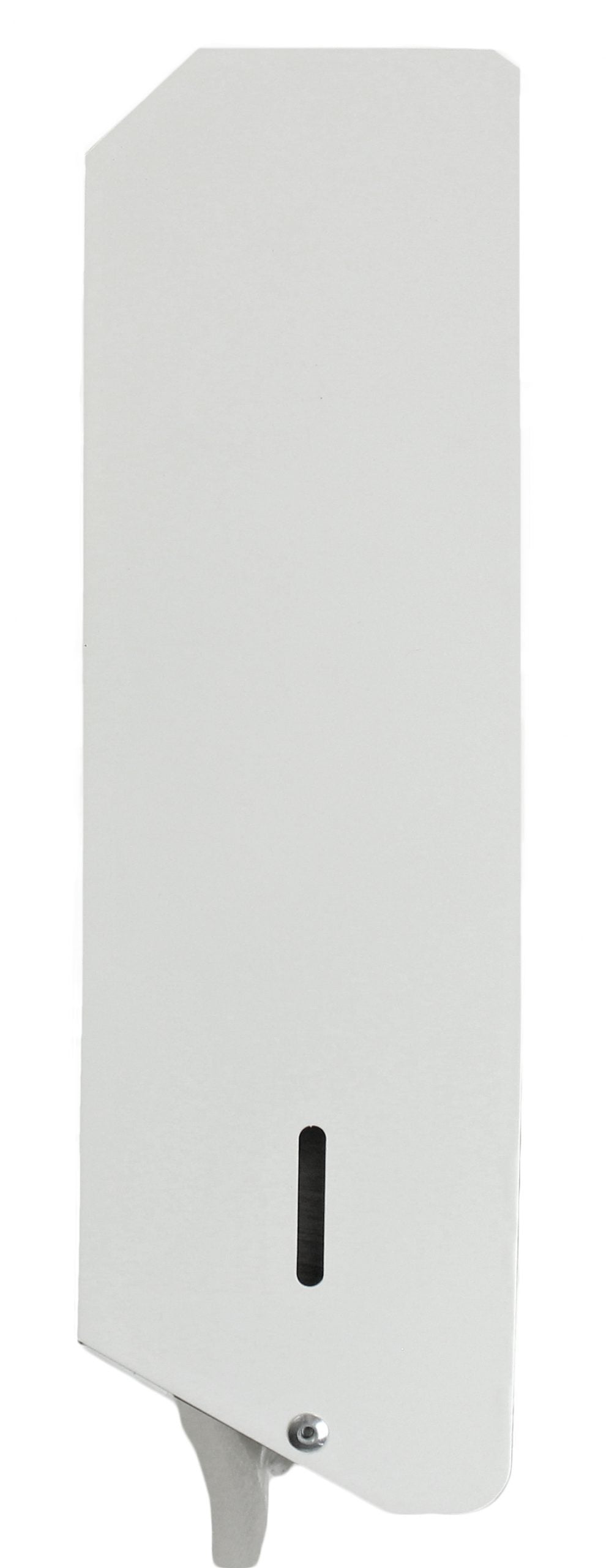 Frost White Paper Towel Dispenser Side View