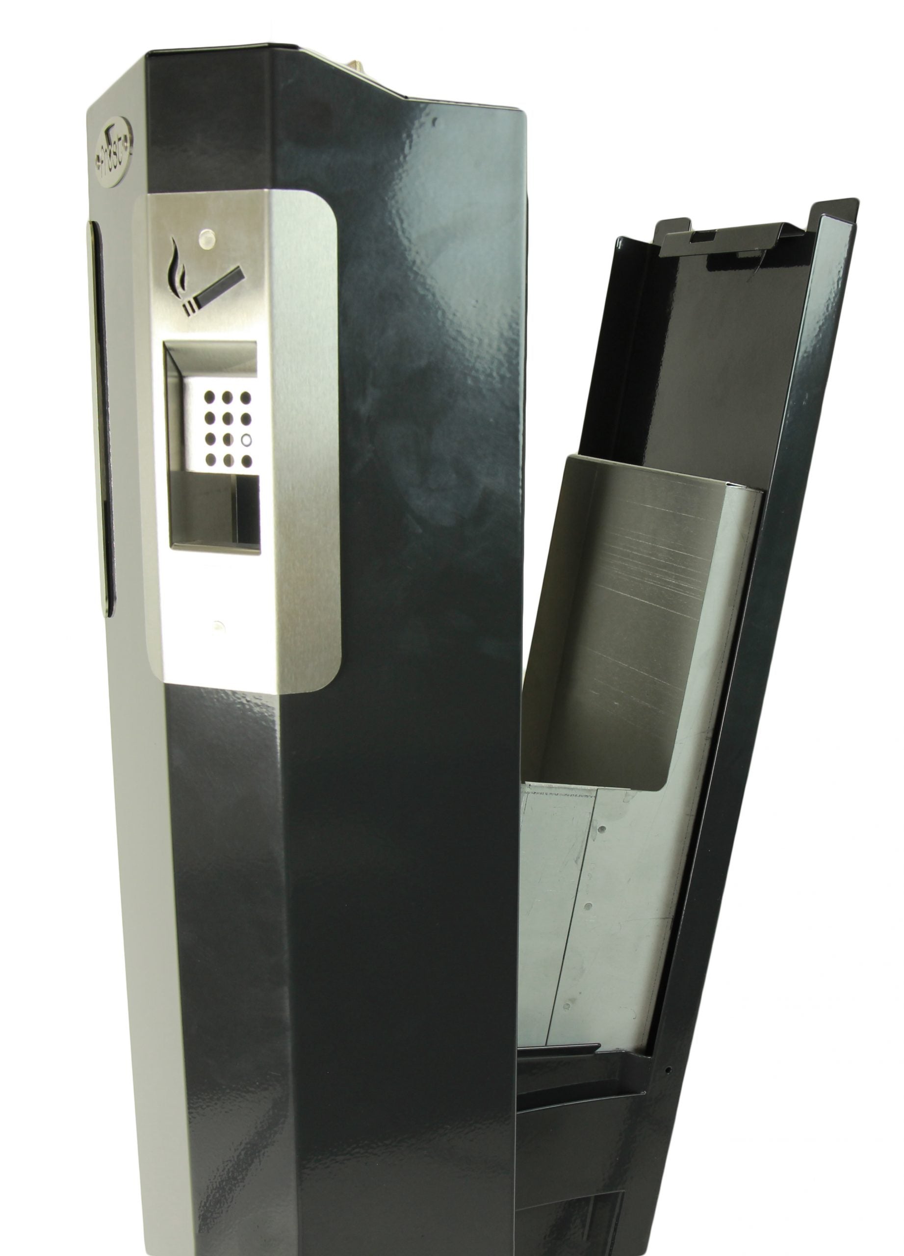 Frost Pedestal Ashtray Open View