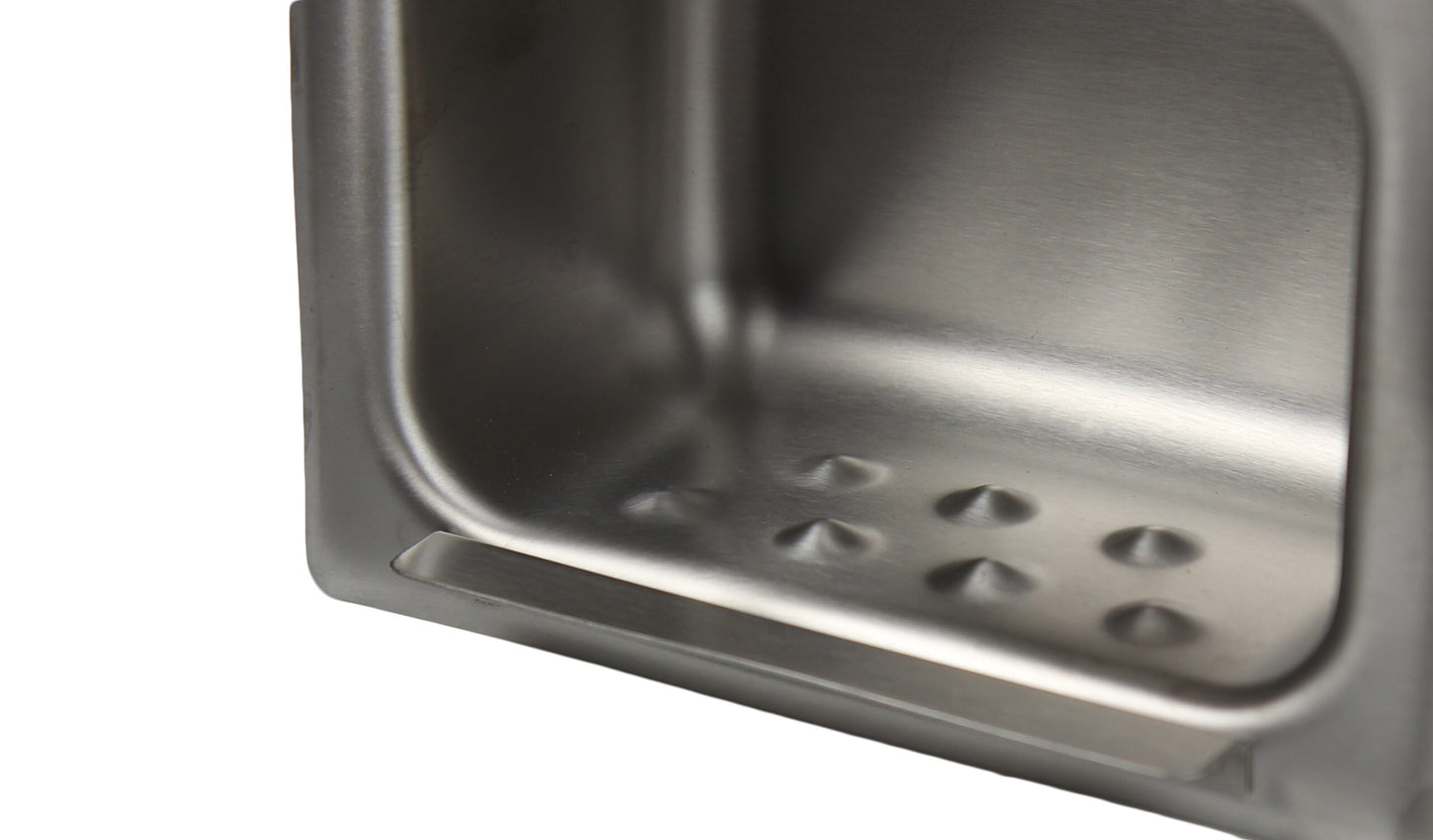 Frost Recessed Soap Dish Close View