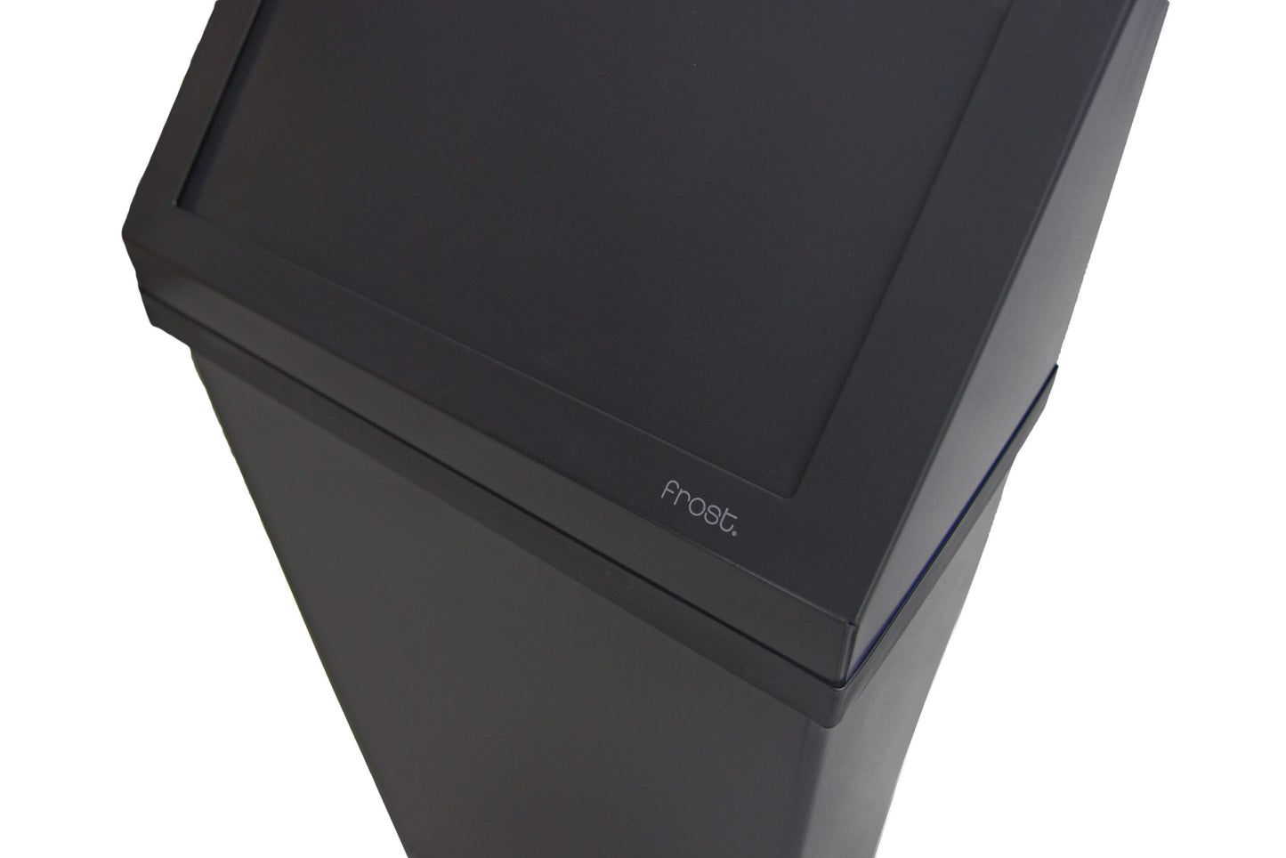 Frost Black Waste Receptacle Close View